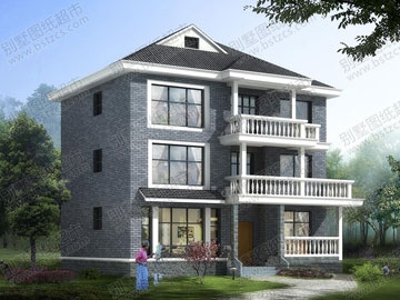 三層新農(nóng)村住宅設(shè)計(jì)_別墅設(shè)計(jì)圖紙,新農(nóng)村別墅,農(nóng)村自建房設(shè)計(jì)