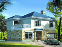 帶車庫的二層農(nóng)村房屋設(shè)計圖_別墅設(shè)計圖紙,新農(nóng)村別墅,農(nóng)村自建房設(shè)計