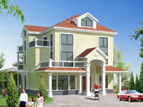 漂亮的三層別墅全套施工圖及效果圖_別墅設(shè)計(jì)圖紙,農(nóng)村房屋設(shè)計(jì)圖