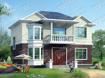 占地100平方左右農(nóng)村二層自建房設(shè)計(jì)全套圖紙_別墅圖紙超市,鼎川建筑