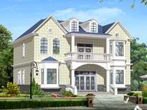 新農(nóng)村二層帶閣樓別墅圖紙_別墅設(shè)計圖紙,農(nóng)村房屋設(shè)計圖,農(nóng)村自建房設(shè)計