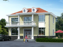 簡(jiǎn)單實(shí)用的二層小別墅設(shè)計(jì)圖紙_農(nóng)村房屋設(shè)計(jì)圖,鼎川建筑