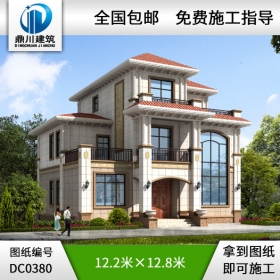 歐式三層旋轉(zhuǎn)樓梯別墅效果圖及效果圖_三層別墅設(shè)計圖紙,鼎川建筑別墅圖紙