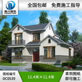 農(nóng)村二層帶露臺簡單小別墅設(shè)計(jì)圖紙_農(nóng)村房屋設(shè)計(jì)圖紙,鼎川建筑