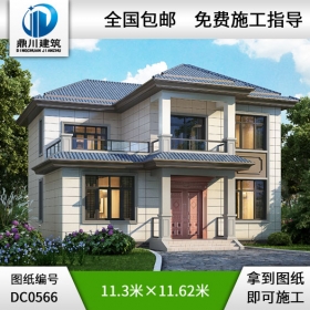 二層帶露臺農(nóng)村別墅設(shè)計(jì)圖施工圖紙_農(nóng)村兩層小別墅設(shè)計(jì)圖紙,鼎川別墅設(shè)計(jì)