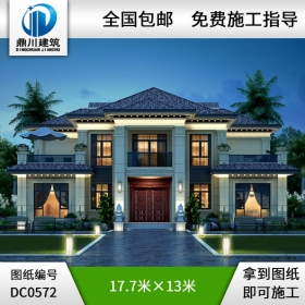 新農(nóng)村二層帶露臺自建房設(shè)計圖紙_農(nóng)村房屋設(shè)計圖,小別墅設(shè)計圖紙