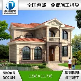 二層帶露臺別墅設(shè)計圖紙及效果圖_別墅設(shè)計圖紙,農(nóng)村房屋設(shè)計圖