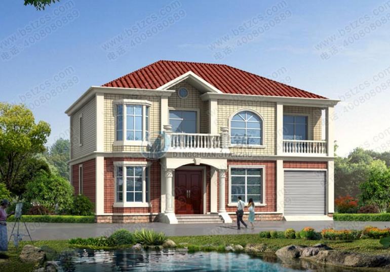 一款二層別墅，一款三層別墅