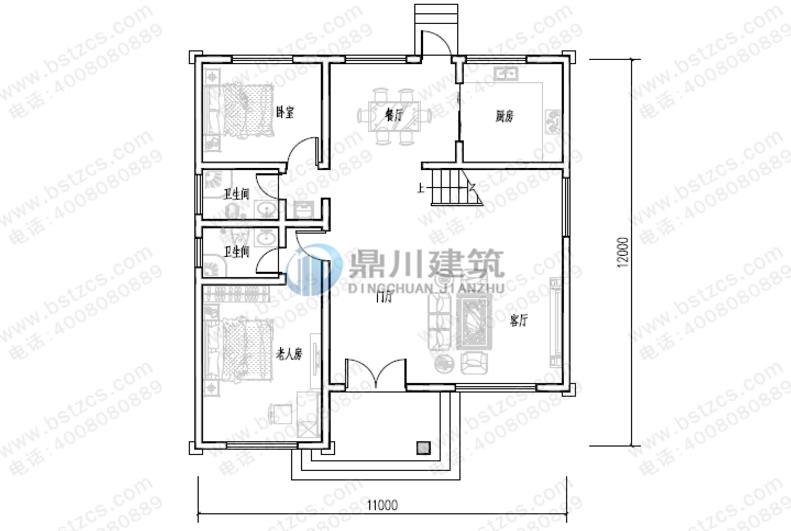 一款二層別墅，一款三層別墅