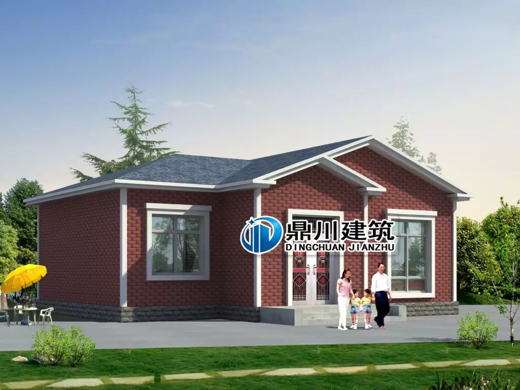 10套占地90平左右農(nóng)村別墅，功能齊全，是小戶型的理想選擇