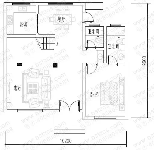 10套占地90平左右農(nóng)村別墅，功能齊全，是小戶型的理想選擇