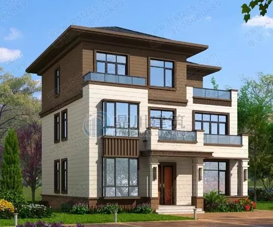 新中式三層別墅設(shè)計(jì)圖，現(xiàn)代與經(jīng)典的完美結(jié)合！