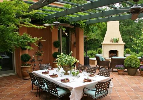 別墅露臺花園的布置技巧