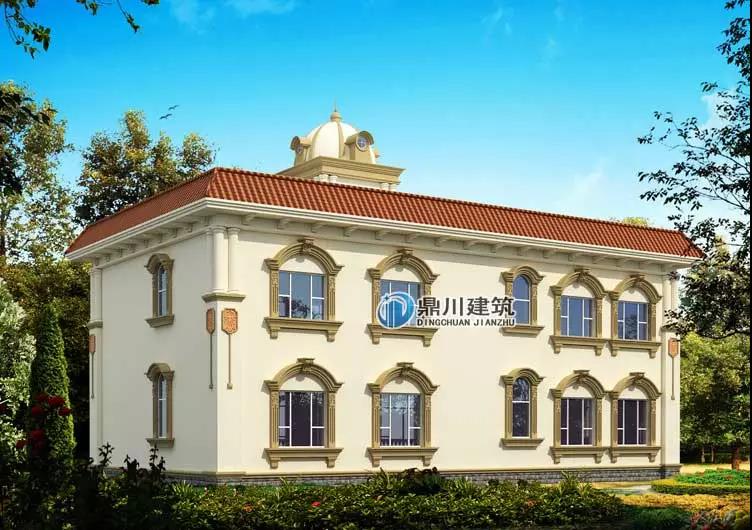 二層城堡造型別墅設計效果圖