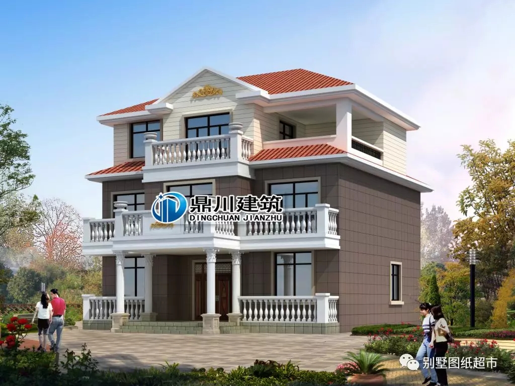 10款簡(jiǎn)潔大方經(jīng)濟(jì)型三層自建別墅，第1款造價(jià)20萬，第6款最漂亮！